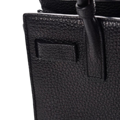 Saint Laurent Grained Calfskin Nano Sac De Jour Black 9 of 16