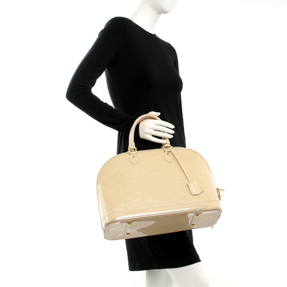 Louis Vuitton Vernis Alma GM Blanc Corail 2 of 17