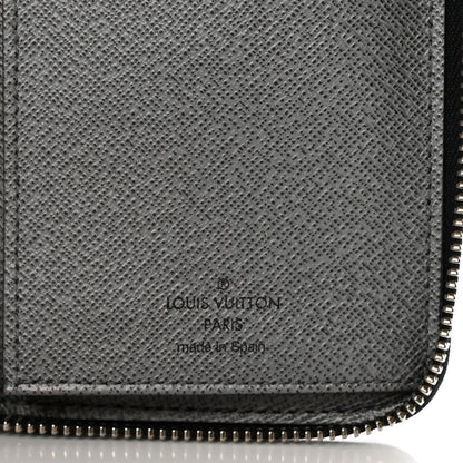 Louis Vuitton Taigarama Vertical Zippy Wallet Silver 8 of 10