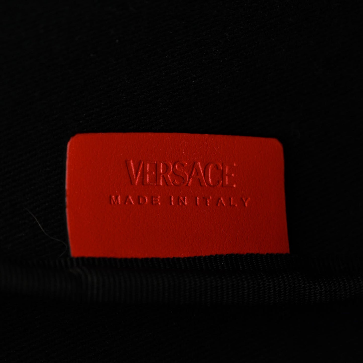 Coated Canvas Calfskin La Greca Signature Shopper Tote Bag Blue Red