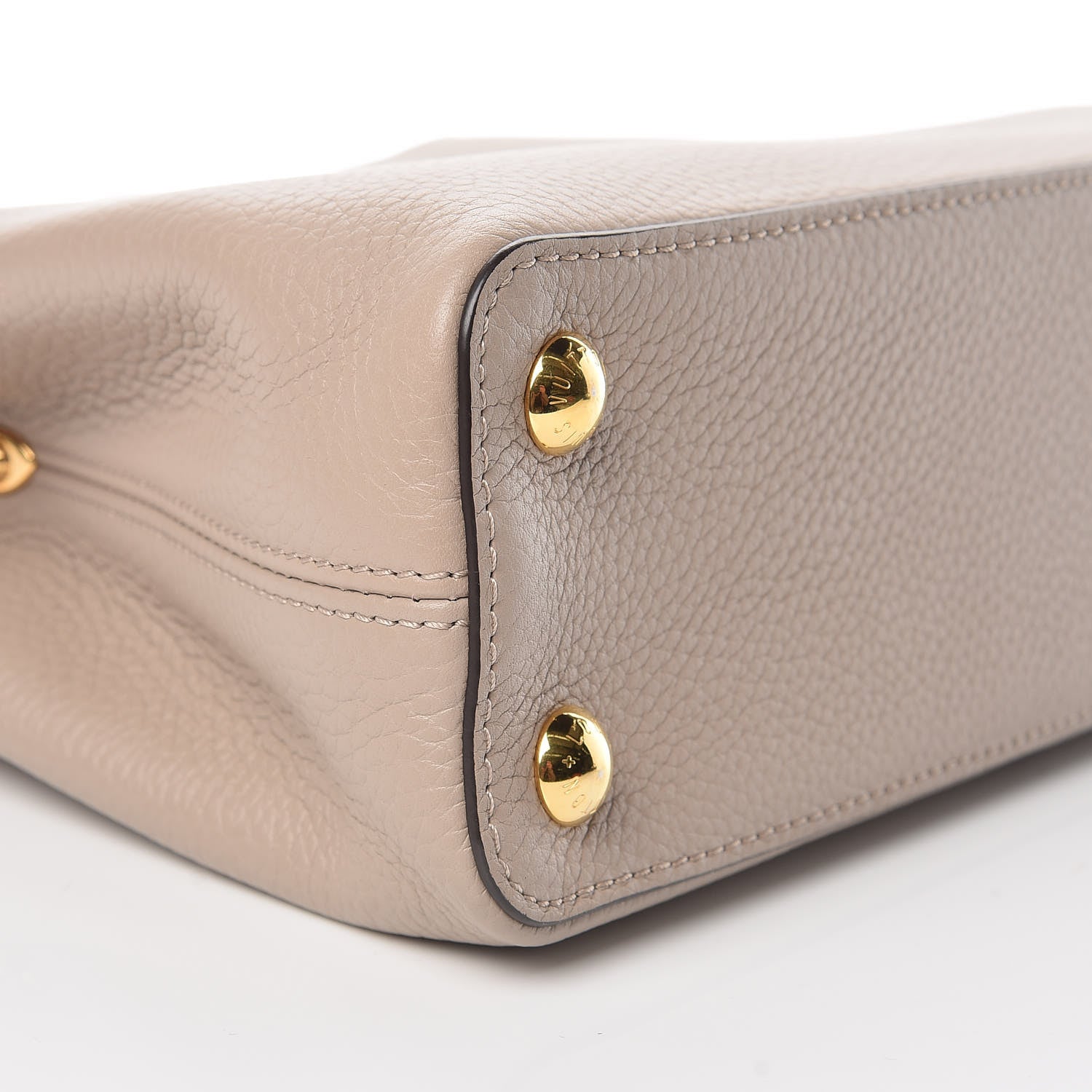 Louis Vuitton Taurillon Capucines BB Galet 6 of 11