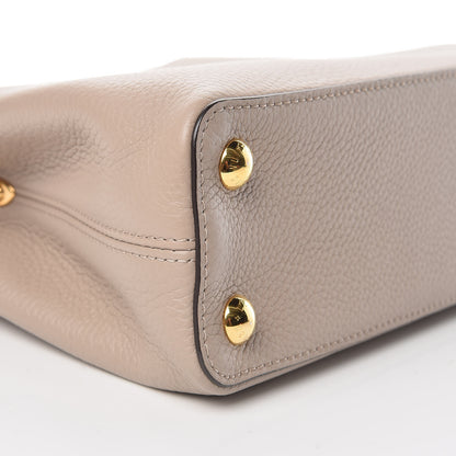 Louis Vuitton Taurillon Capucines BB Galet 6 of 11