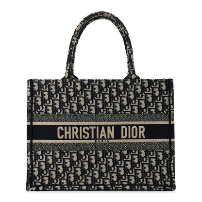 Christian Dior Oblique Medium Book Tote Blue Multicolor 1 of 12