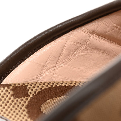 Gucci Monogram Jumbo GG Nappa Samoa Platform 40mm Slide Sandals 38 Camel Ebony New Acero 10 of 11