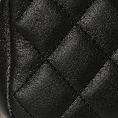 Chanel Calfskin Quilted Top Handle Flap Black 20 of 20