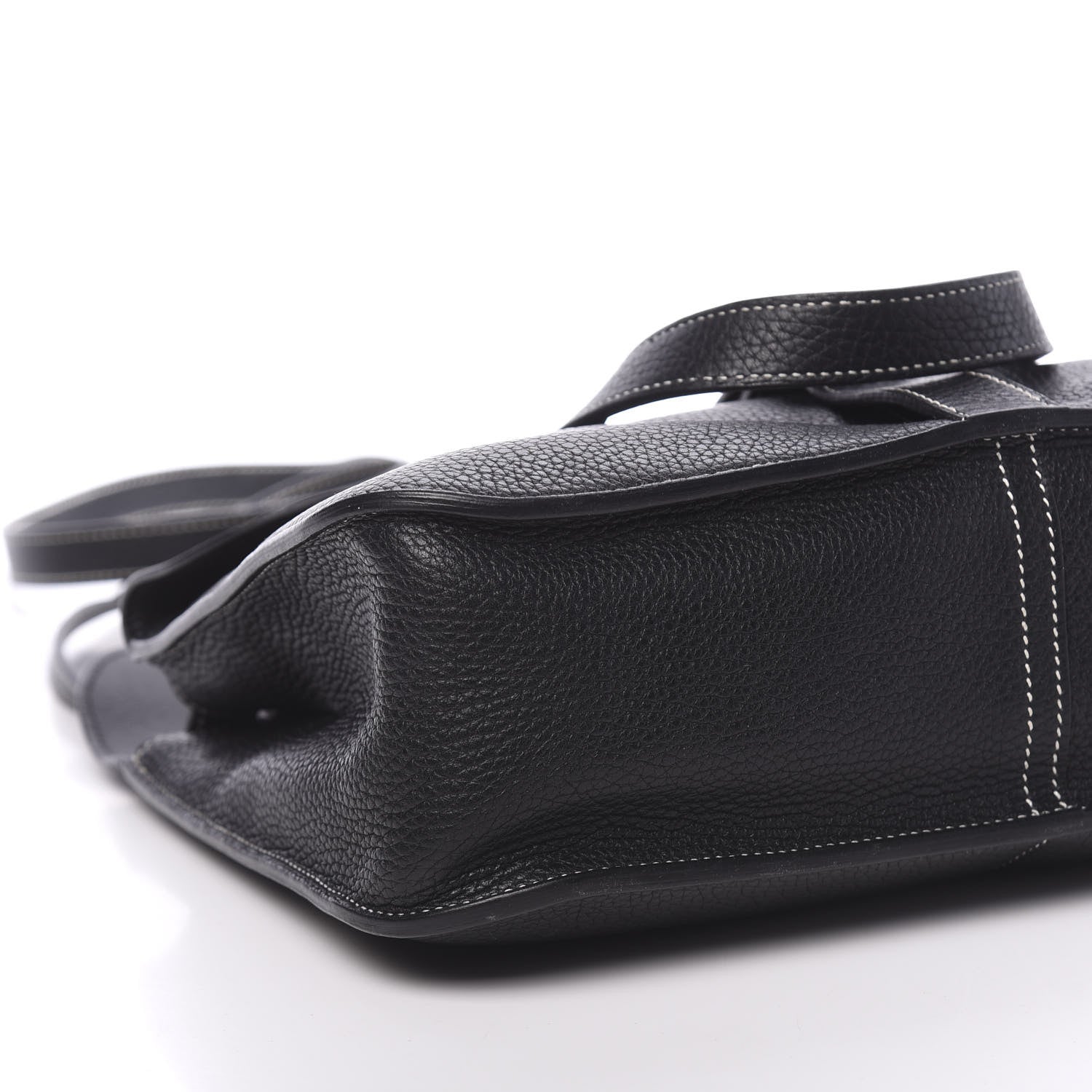 Hermes Taurillon Clemence Halzan 31 GM Black 12 of 13