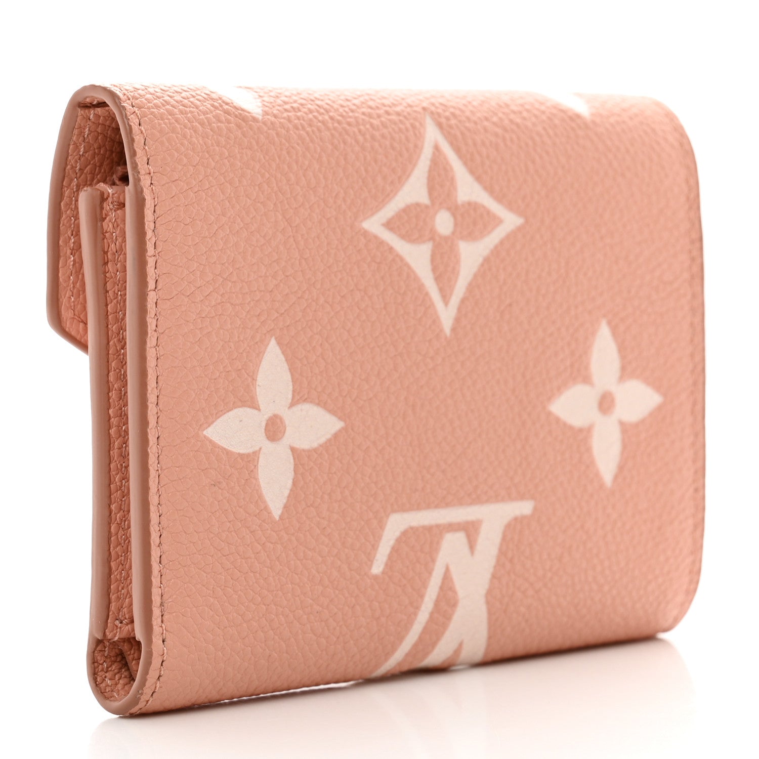 Louis Vuitton Empreinte Monogram Giant Victorine Wallet Rose Trianon Creme 3 of 6