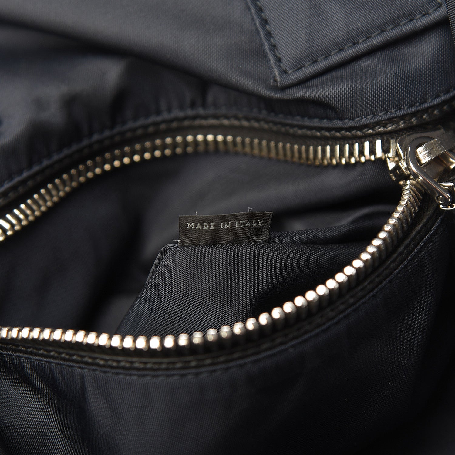 Prada Tessuto Nylon Double Reversible Tote Black Blue 11 of 16