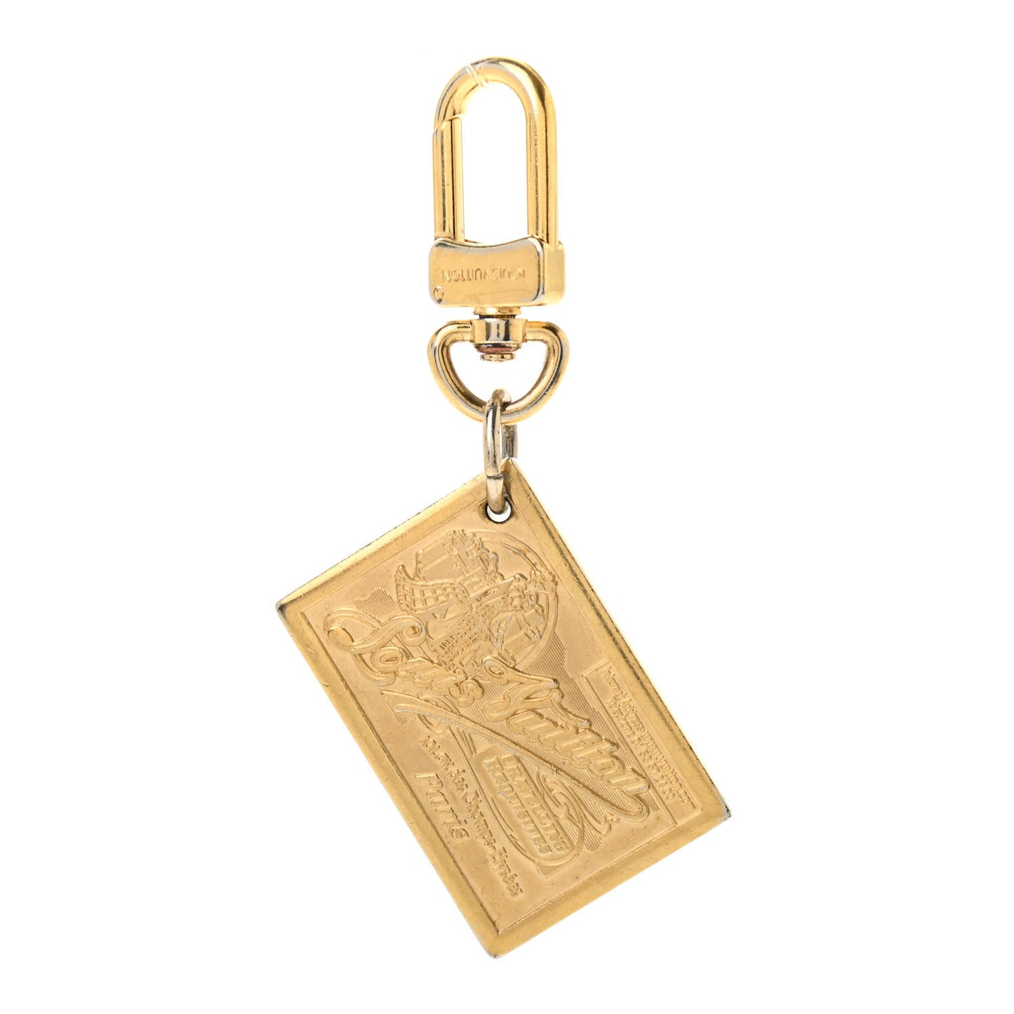Travel Chain Extender Key Ring Gold
