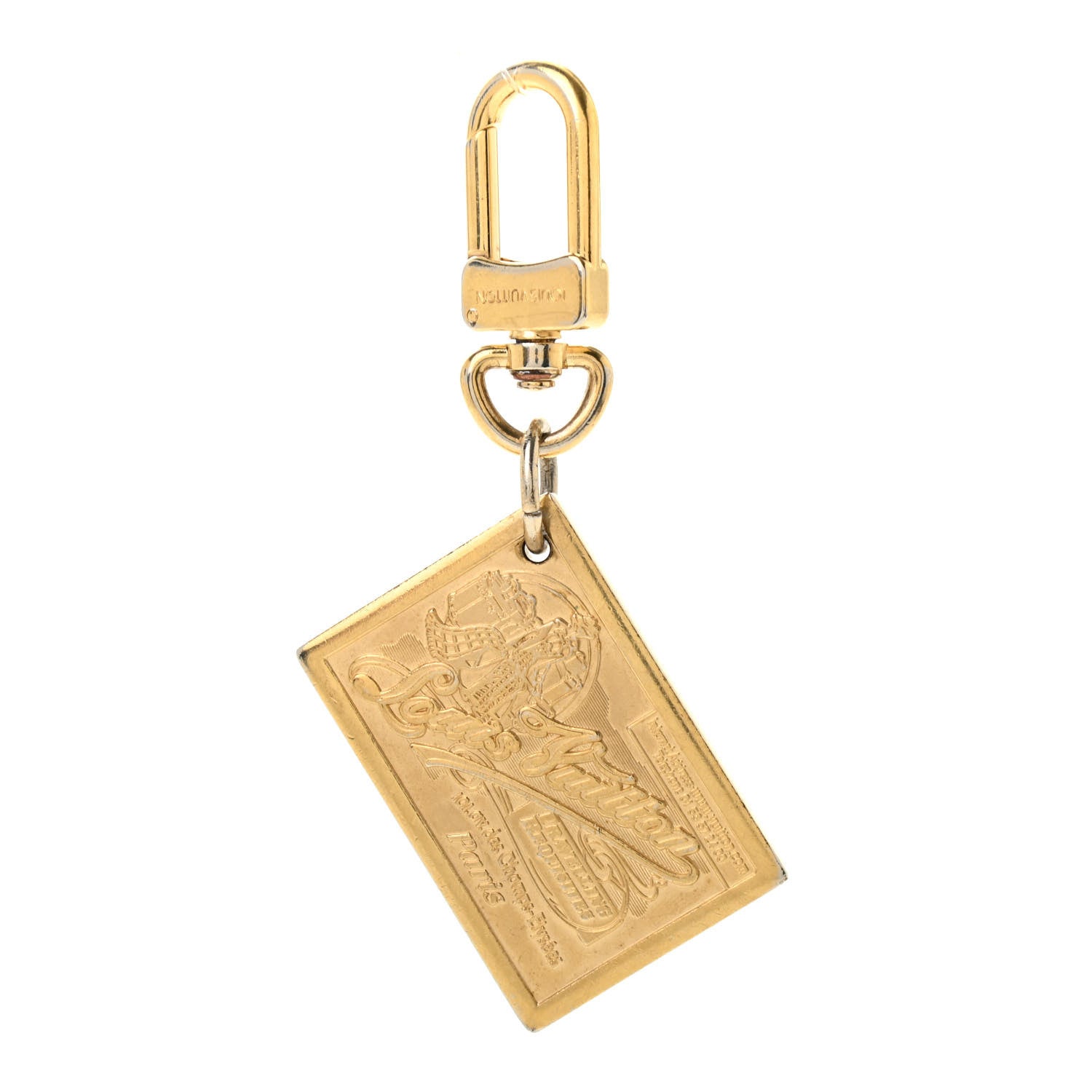 Louis Vuitton Travel Chain Extender Key Ring Gold 1 of 4