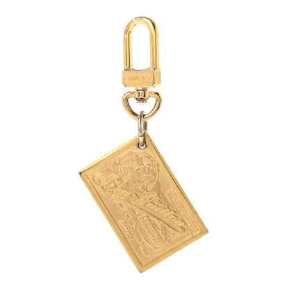 Louis Vuitton Travel Chain Extender Key Ring Gold 1 of 4