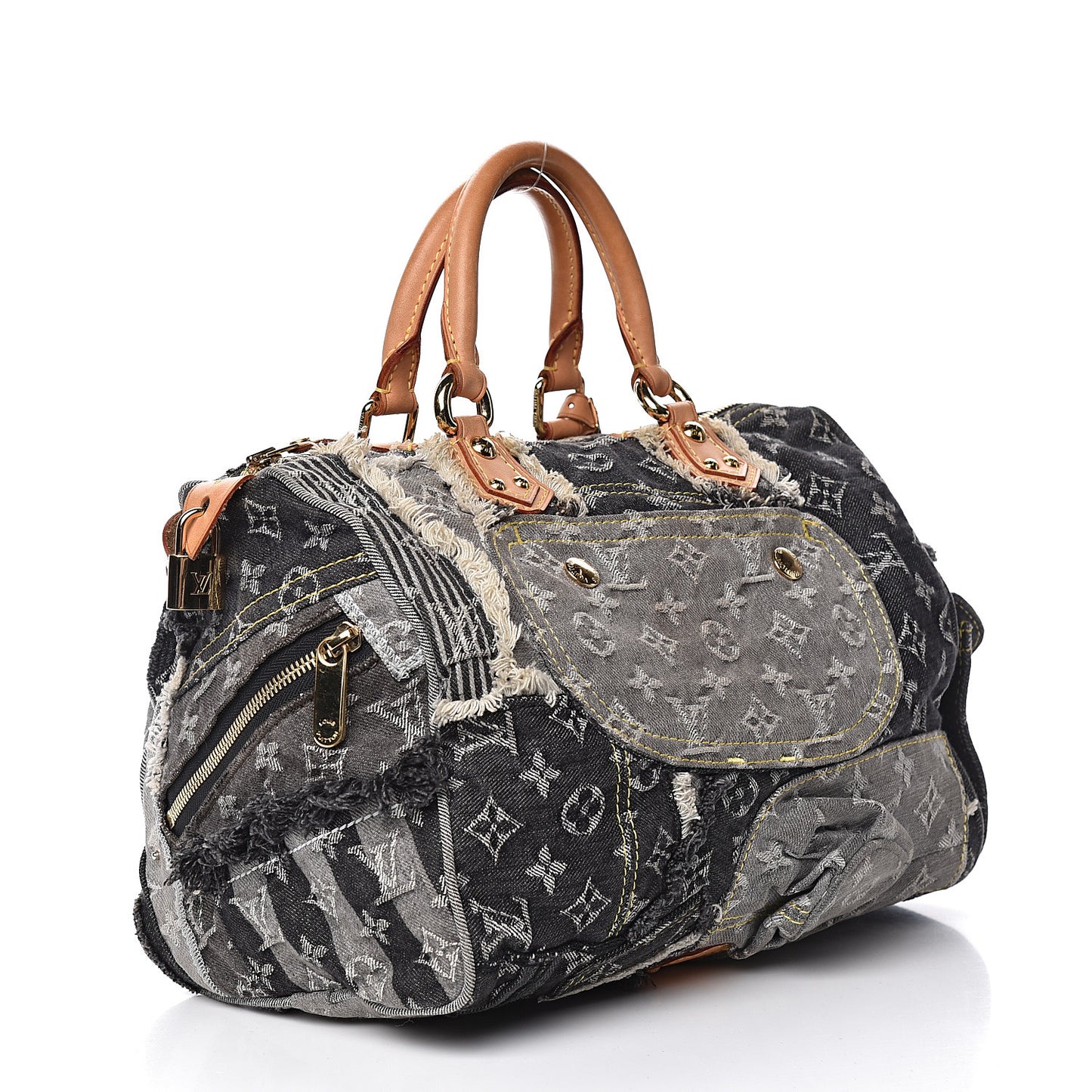 Denim Patchwork Speedy 30 Grey