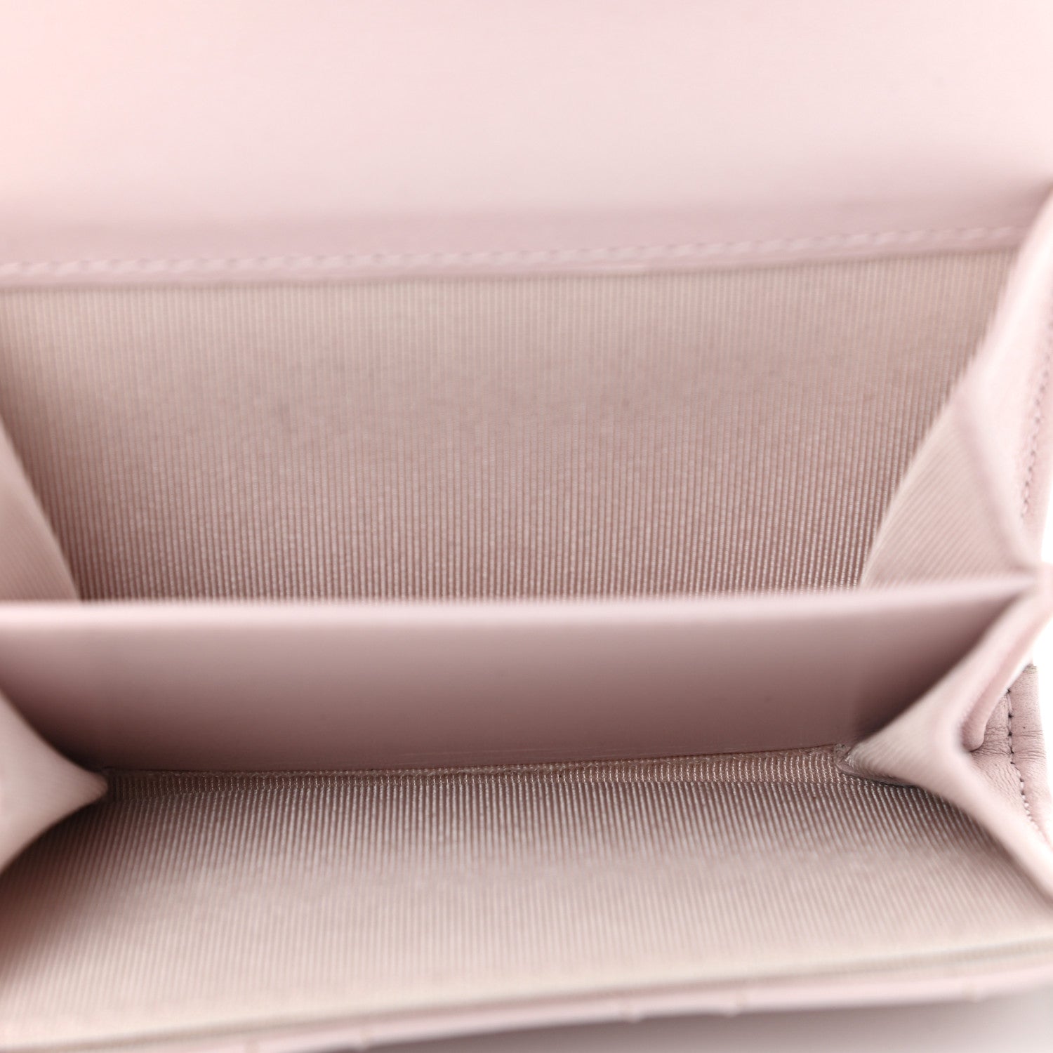 Chanel Lambskin Quilted Flap Card Holder Pink 5 of 11