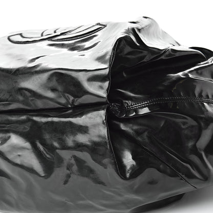 Chanel Vinyl Large Stretch Spirit Cabas Black 10 of 19