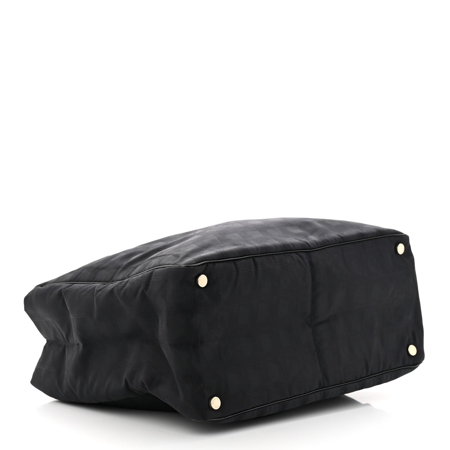 Nylon Medium Travel Tote Black