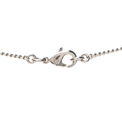Chanel Crystal Timeless CC Necklace Silver 3 of 4