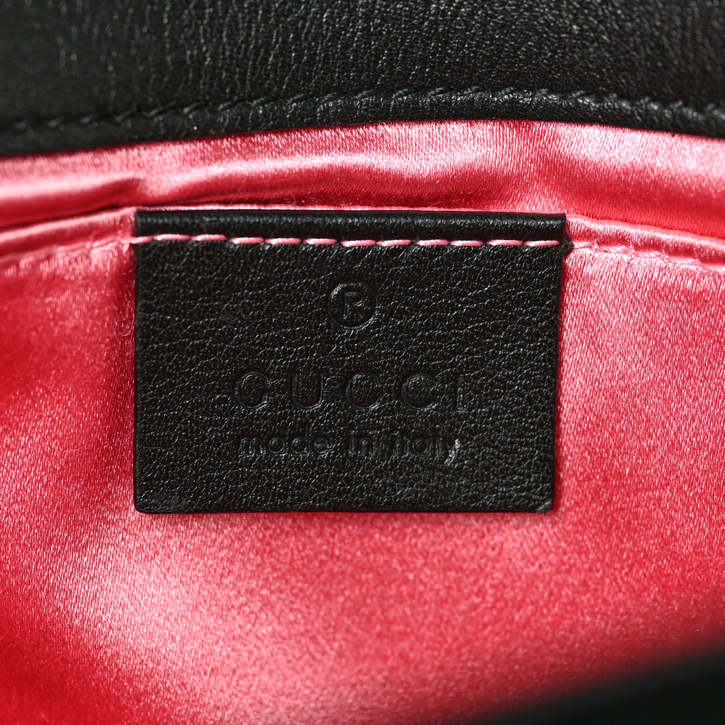 Velvet Matelasse Mini GG Marmont Shoulder Bag Black