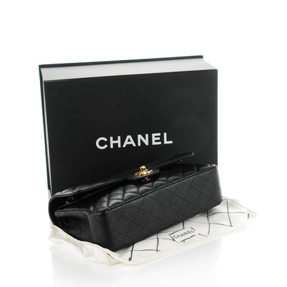 Chanel Caviar Quilted Medium Double Flap Black 4 of 7