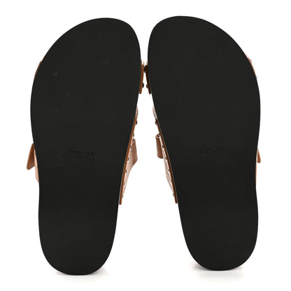 Hermes Calfskin Womens Kos Clog 39 Naturel 6 of 10