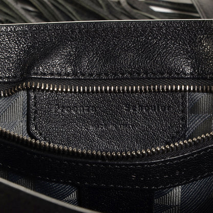 Proenza Schouler Lambskin Fringe Medium PS1 Satchel Black 7 of 14