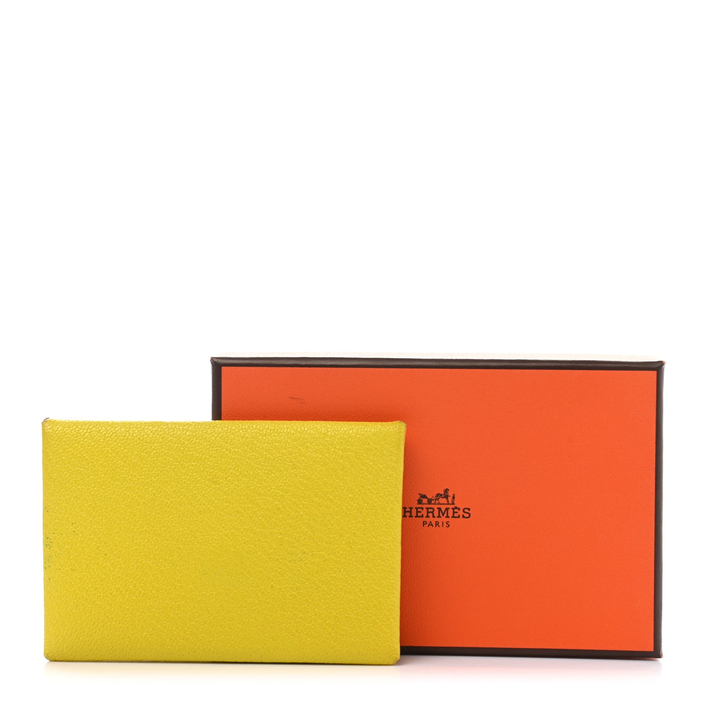 Chevre Mysore Calvi Card Case Lime