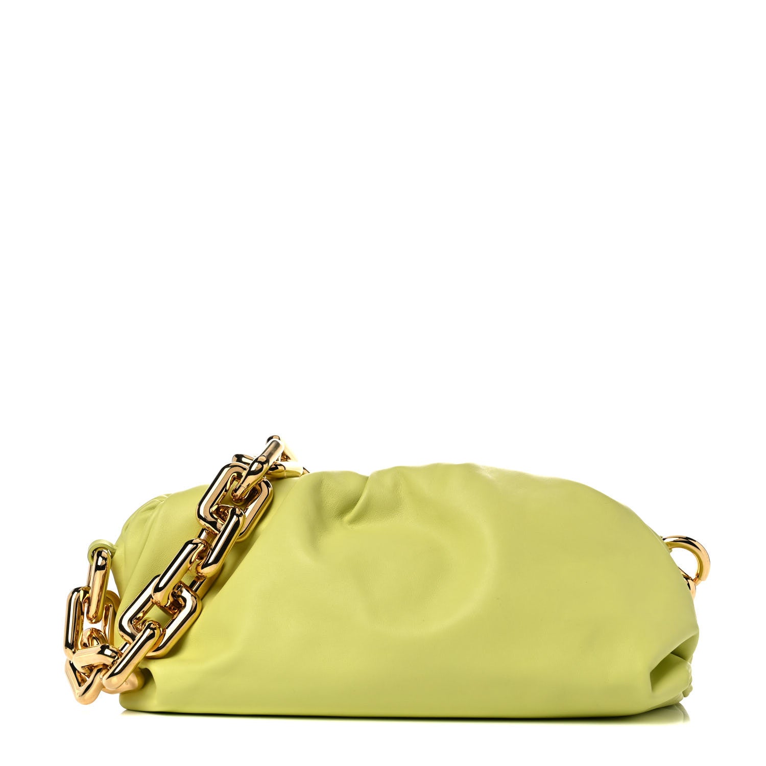 Bottega Veneta Calfskin The Pouch Chain Seagrass 1 of 9