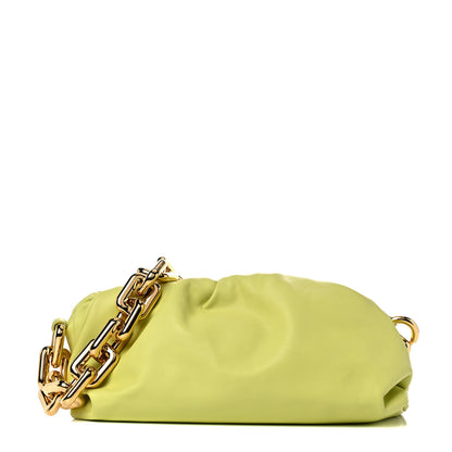 Bottega Veneta Calfskin The Pouch Chain Seagrass 1 of 9