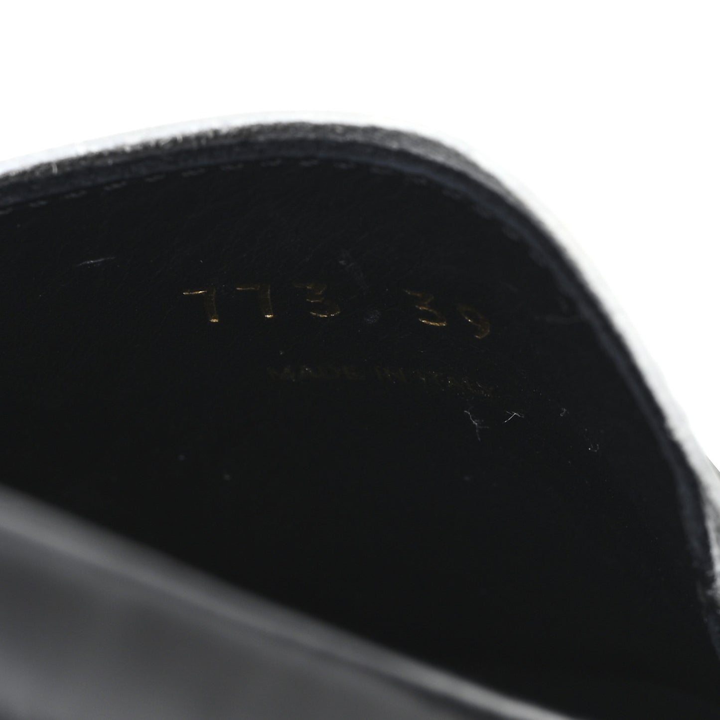 Spazzolato Penny Loafer 39 Black White