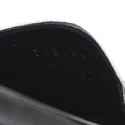Miu Miu Spazzolato Penny Loafer 39 Black White 9 of 9