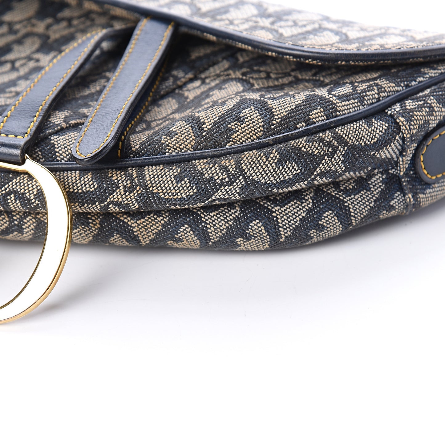 Monogram Saddle Bag Blue