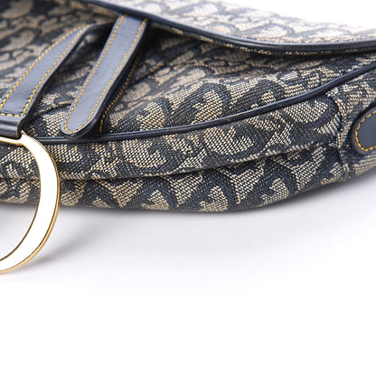Christian Dior Monogram Saddle Bag Blue 7 of 7