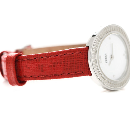 Fendi Stainless Steel Calfskin 28mm My Way Quartz Watch Red 7 of 8