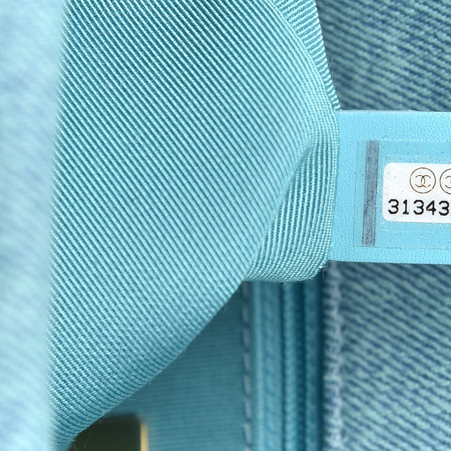 Chanel Denim Quilted Medium Chanel 19 Flap Neon Blue 7 of 11
