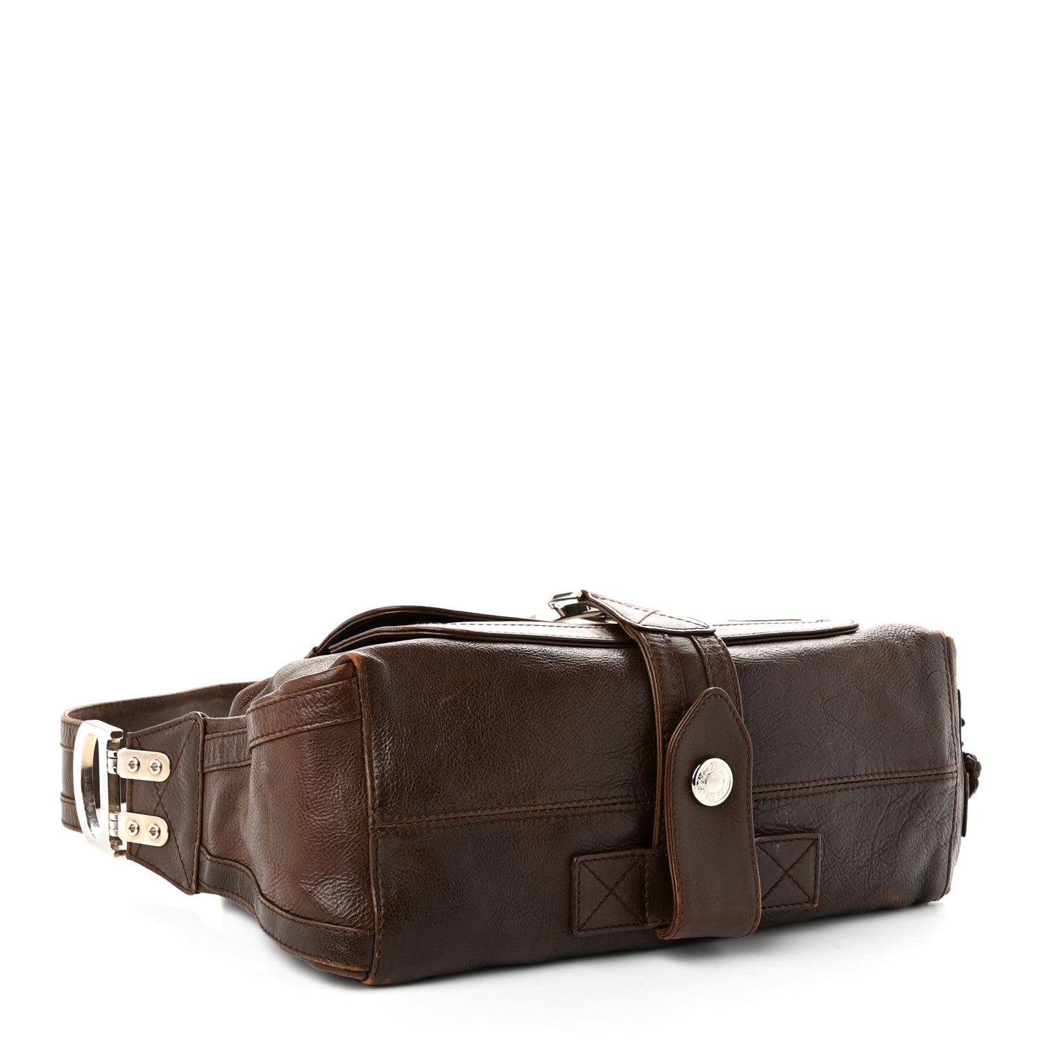 Christian Dior Calfskin Flight East West Bag Brown 3 of 11