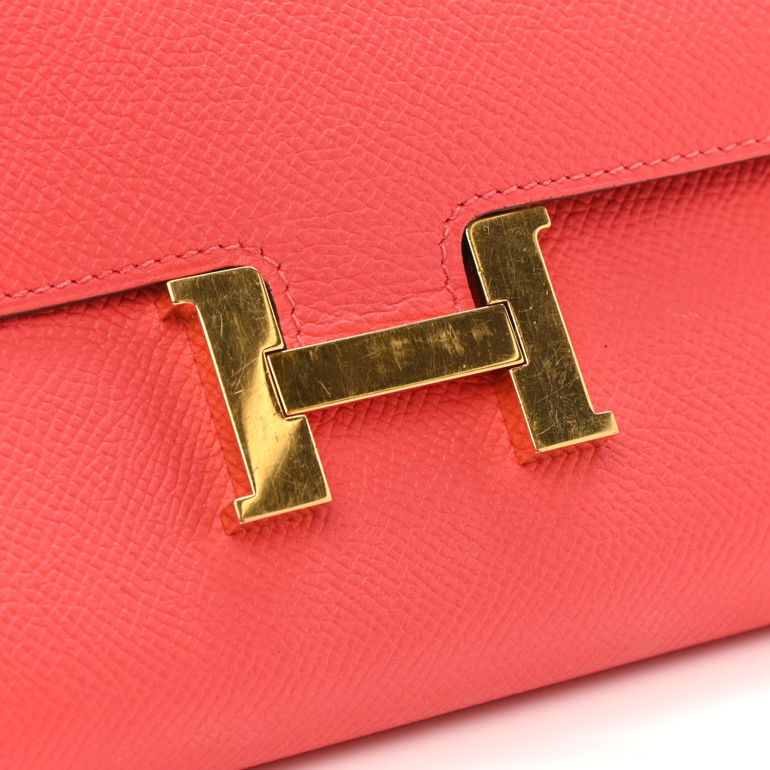 Hermes Epsom Constance Long Wallet Bougainvillea 7 of 7