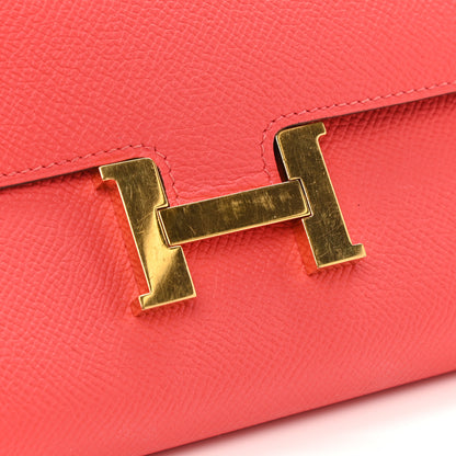 Hermes Epsom Constance Long Wallet Bougainvillea 7 of 7