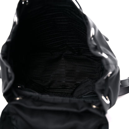 Prada Tessuto Nylon Saffiano Small Backpack Black 5 of 8