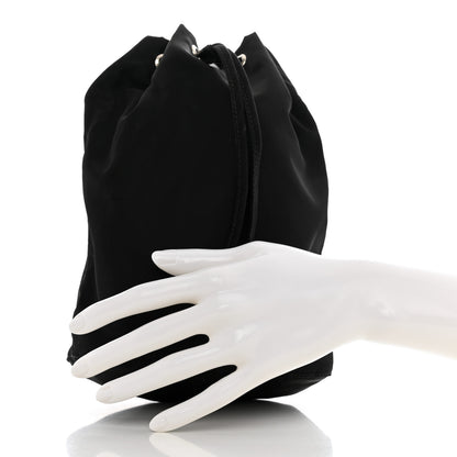 Prada Nylon Vela Drawstring Pouch Black 2 of 7