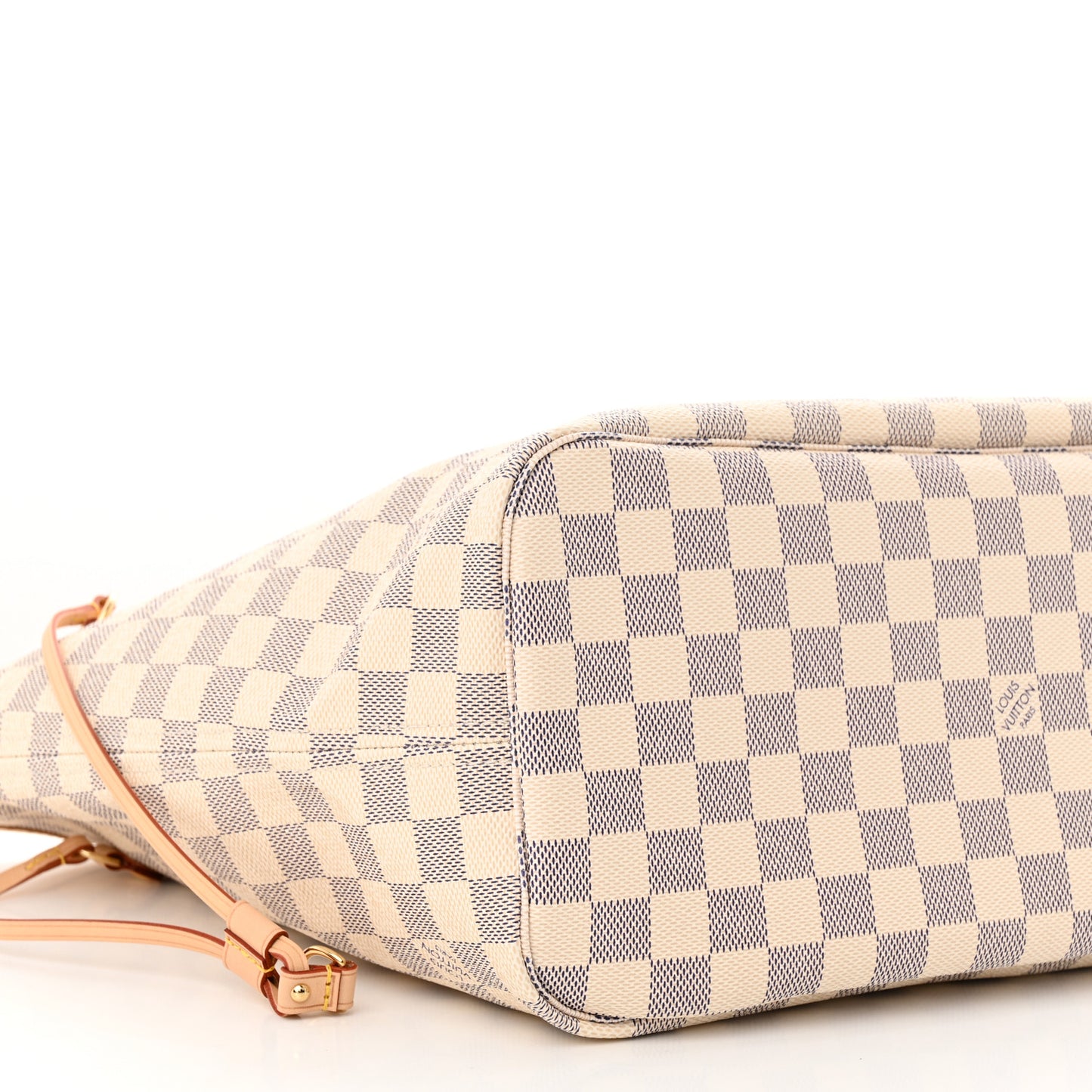 Damier Azur Neo Neverfull MM Rose Ballerine