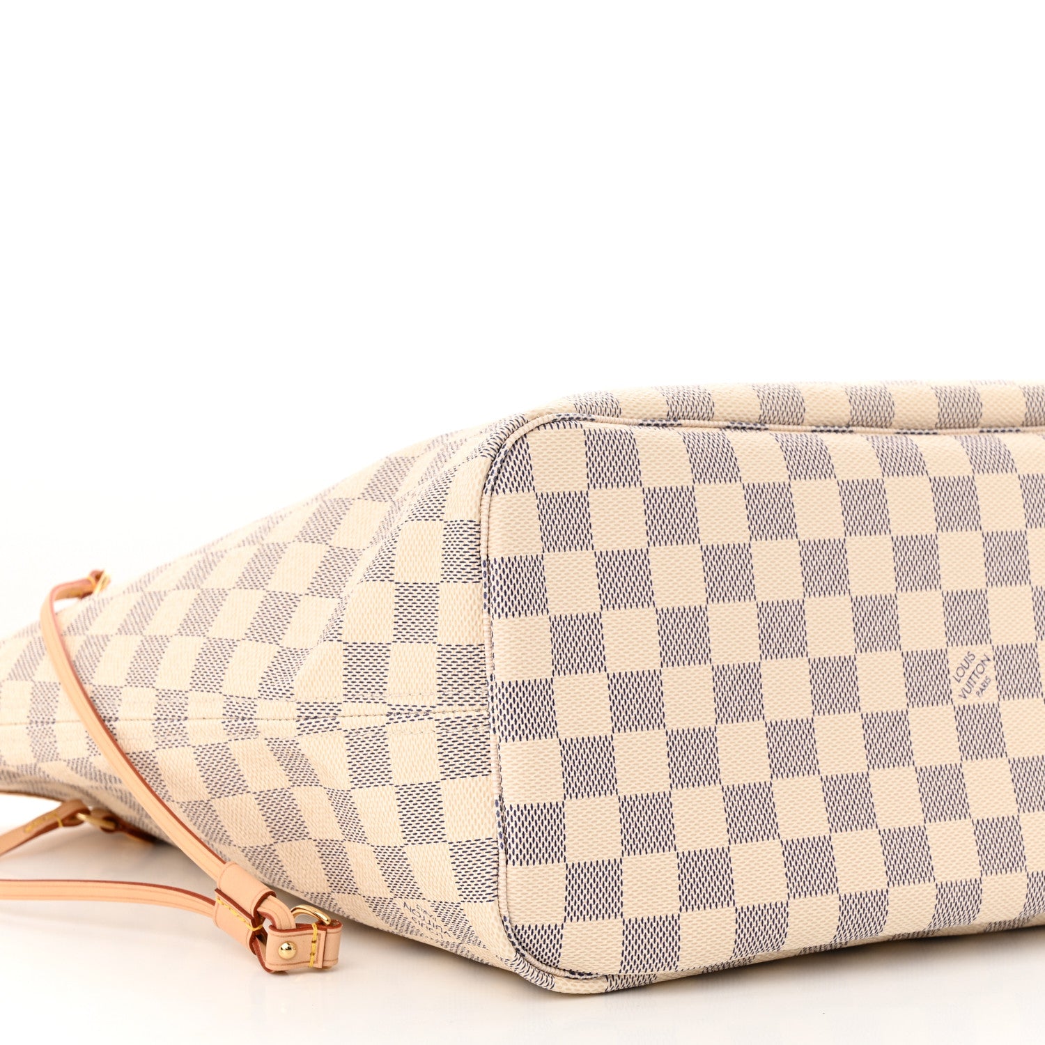 Louis Vuitton Damier Azur Neo Neverfull MM Rose Ballerine 9 of 11