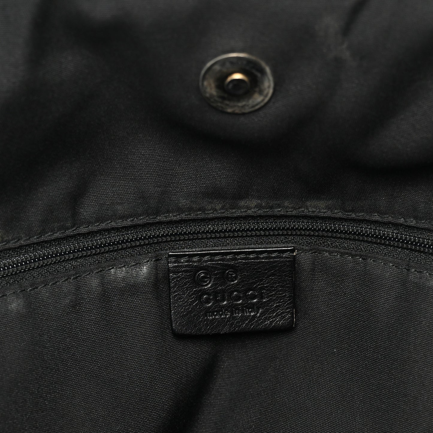 Calfskin Guccissima Full Moon Tote Black