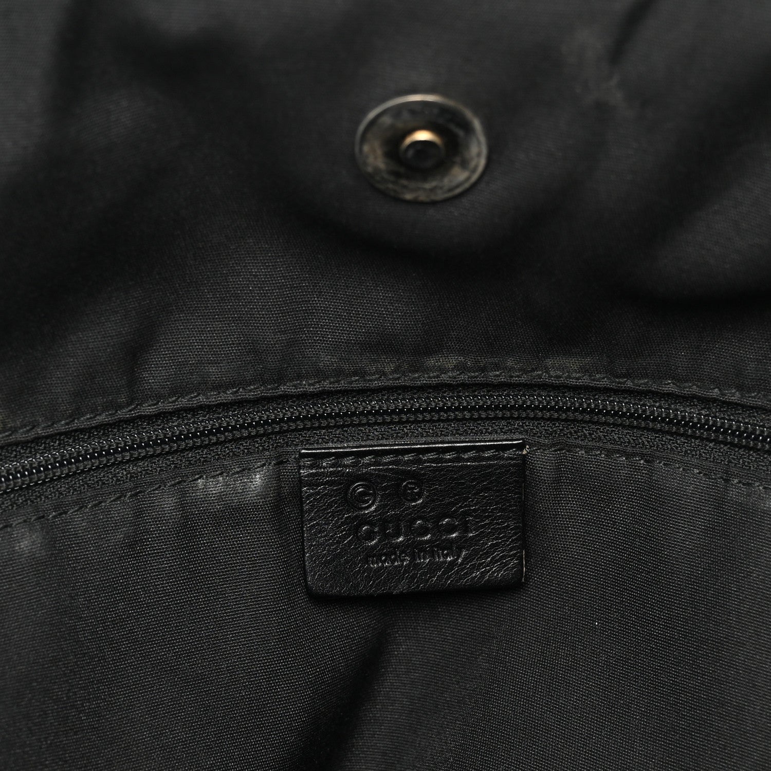 Gucci Calfskin Guccissima Full Moon Tote Black 11 of 14