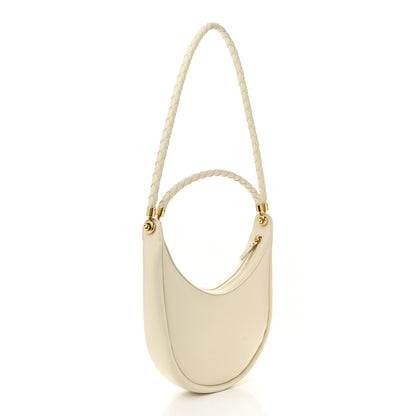 Bottega Veneta Smooth Calfskin Hula Hoop Shoulder Bag Sea Salt 3 of 10