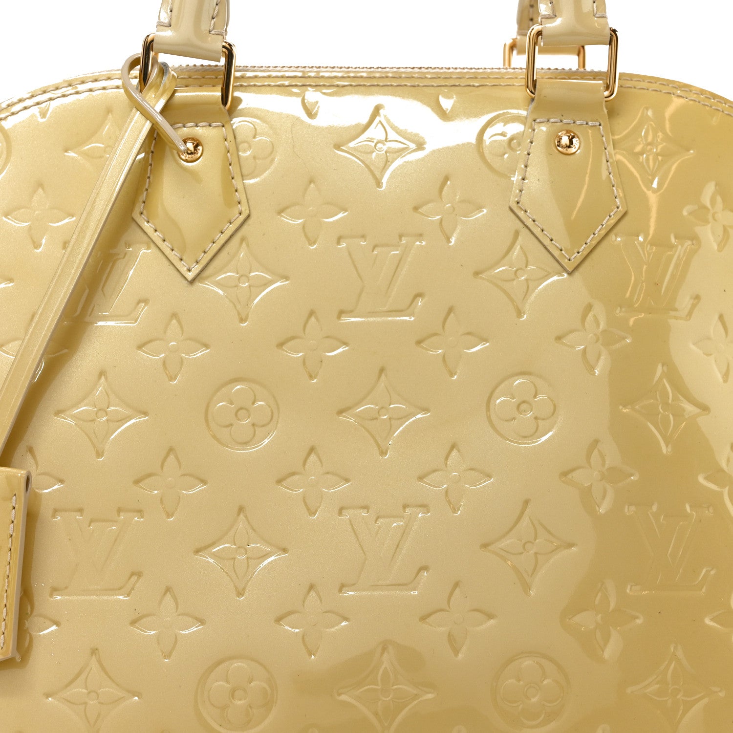 Louis Vuitton Vernis Alma PM Blanc Corail 7 of 9