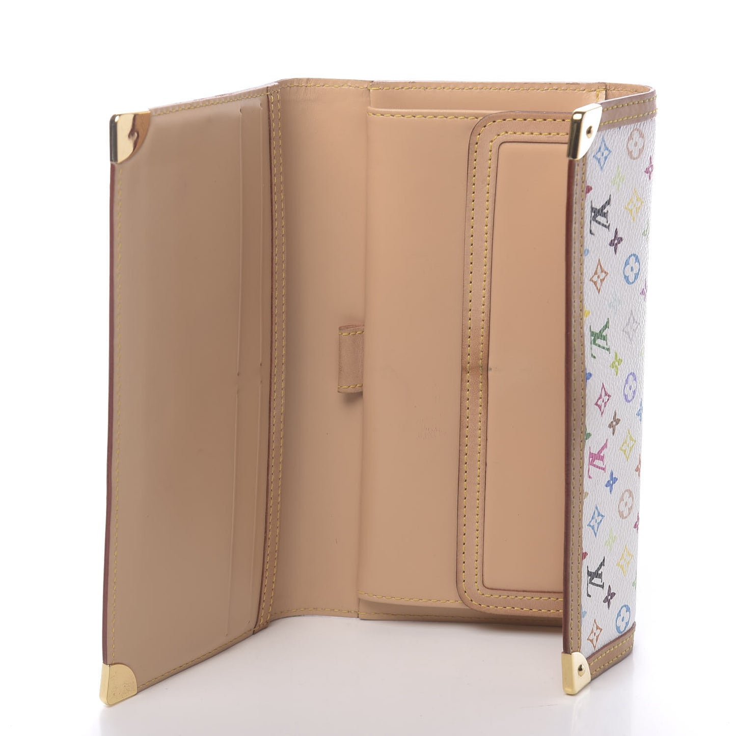 Monogram Multicolor Porte Tresor International Wallet White