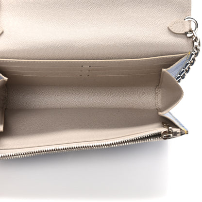 Louis Vuitton Epi Twist Chain Wallet Denim Light 5 of 8