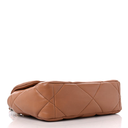 Chanel Lambskin Quilted Medium Chanel 19 Flap Brown 4 of 11