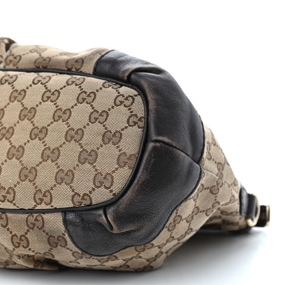 Gucci Monogram Medium Sukey Top Handle Dark Brown 12 of 13