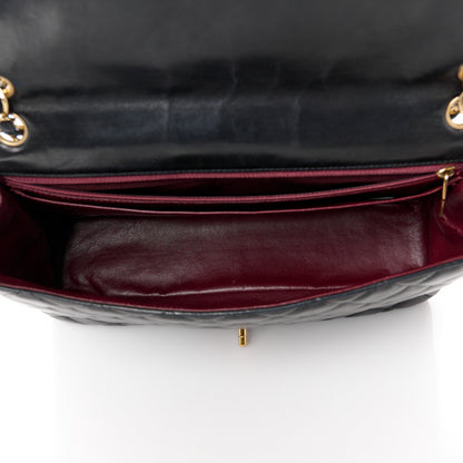 Chanel Lambskin Quilted Maxi Single Flap Black 5 of 12