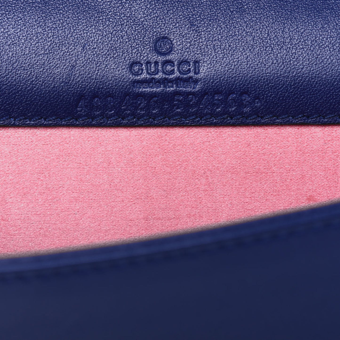 Velvet Matelasse GG Marmont Mini Bag Cobalt Blue